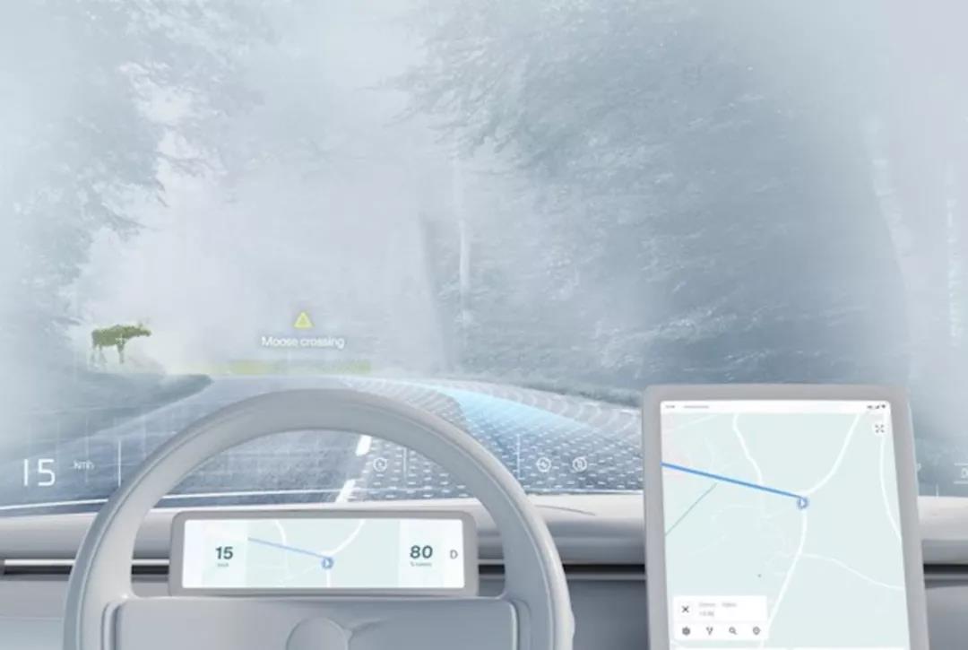 沃尔沃汽车挡风玻璃将成为智能AR显示