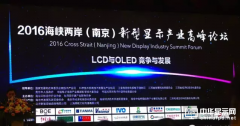 2016海峡两岸(南京)新型显示产业高峰论坛成功举办