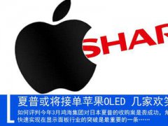 夏普或将接单苹果OLED 几家欢笑几家愁