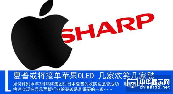 夏普或将接单苹果OLED 几家欢笑几家愁 