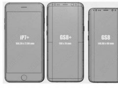 Galaxy S8尺寸对比图曝光 iPhone 7相形见绌