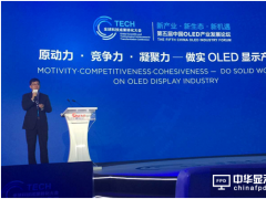 黄秀颀博士：以原动力、竞争力、凝聚力做实OLED显示产业