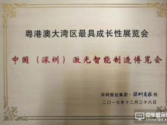 中国激博会荣获“粤港澳大湾区展览会”最具成长性奖