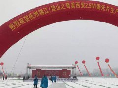 杭州锦江/昆山奇美之西安2.5M偏光片产线开工了