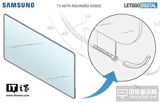 三星新专利曝光 或将推“圆角屏幕”电视