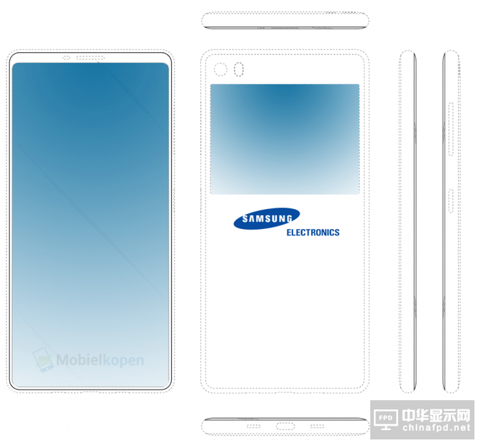 手机背面也有屏幕 三星全面屏新专利曝光