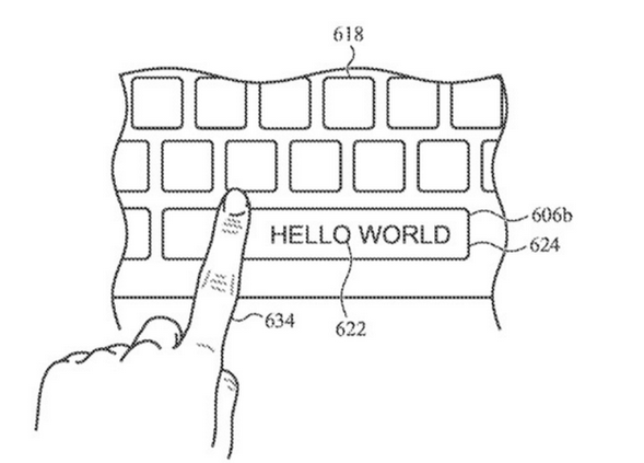 苹果新专利：为键盘和触控板添加辅助显示屏，改善打字体验